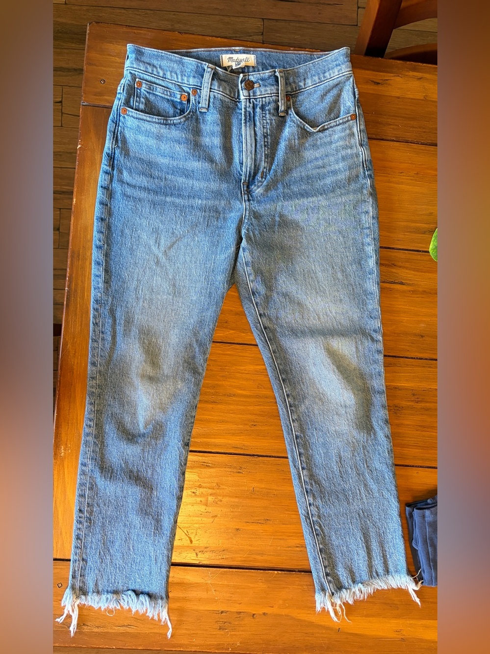 Madewell Perfect Vintage Denim Ankle Jeans, 27